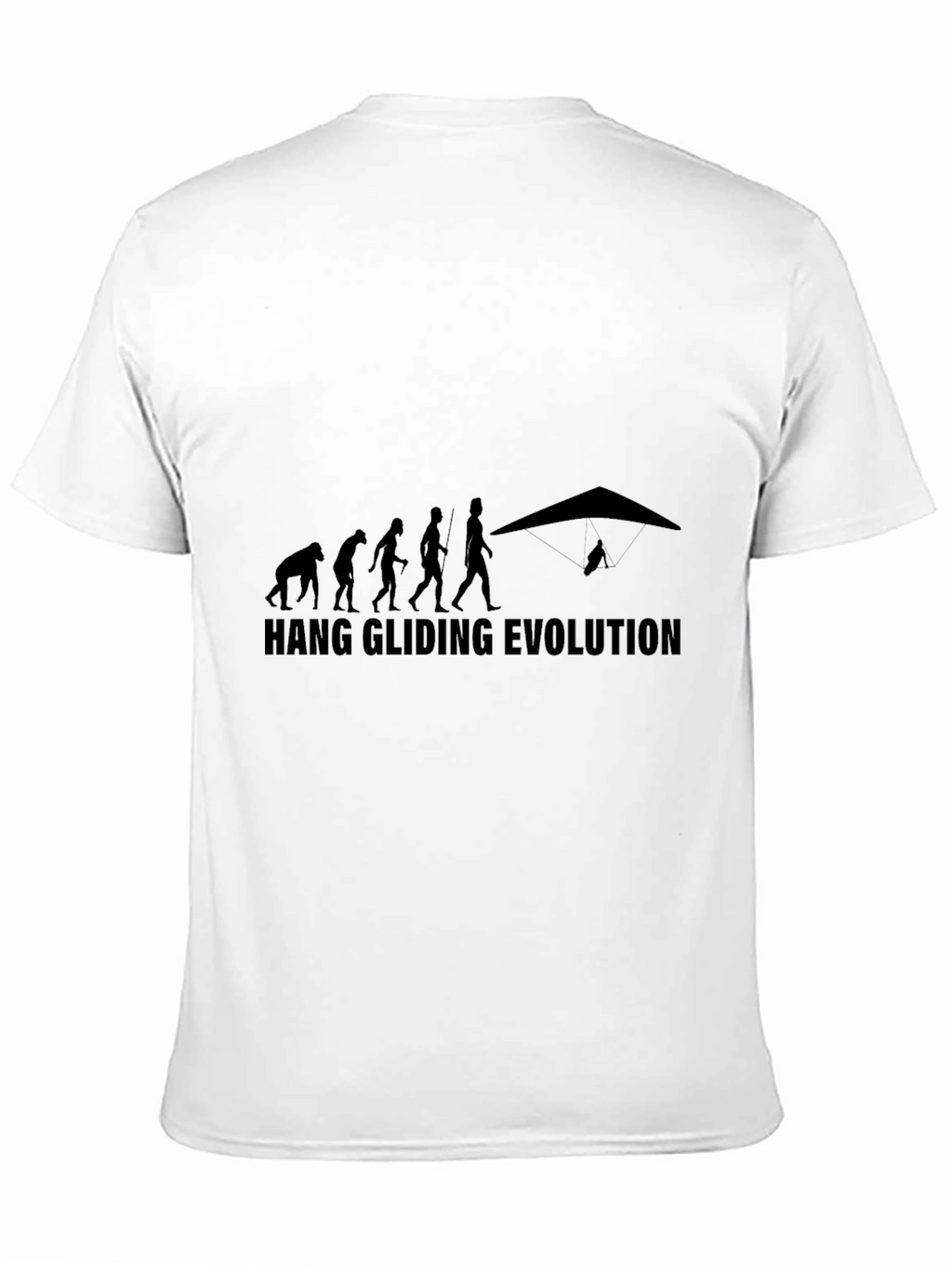Hang Gliding Evolution T-Shirt - Black