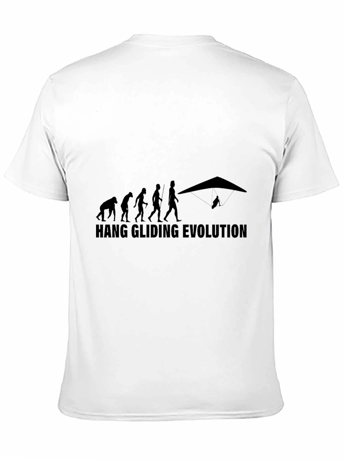Hang Gliding Evolution T-Shirt - Black