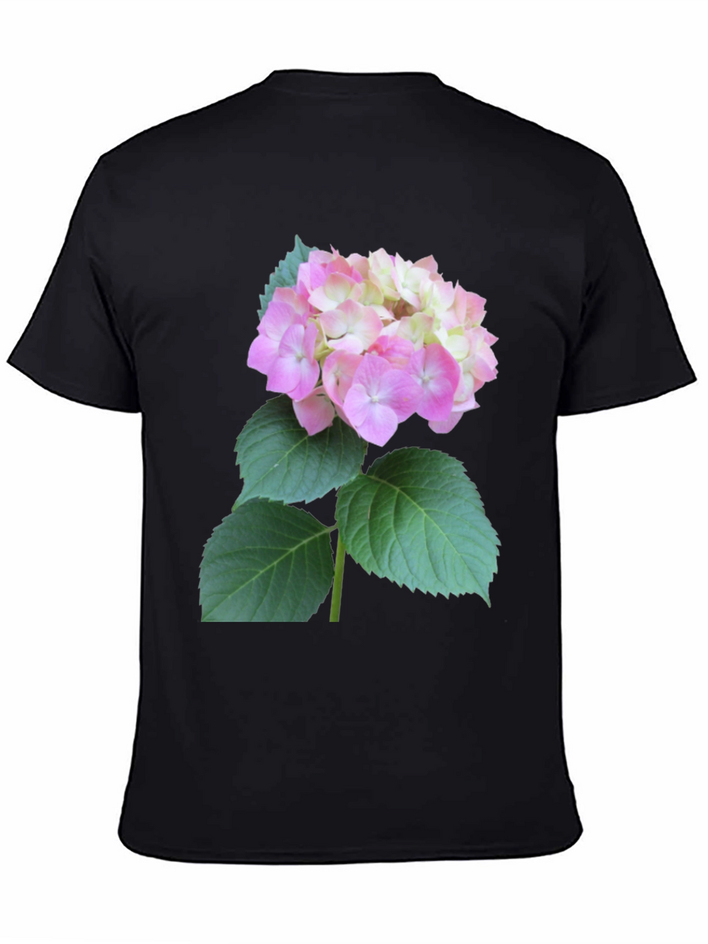Floral Graphic Tee - Hydrangea Design