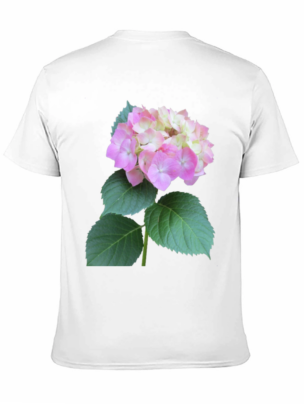 Floral Graphic Tee - Hydrangea Design