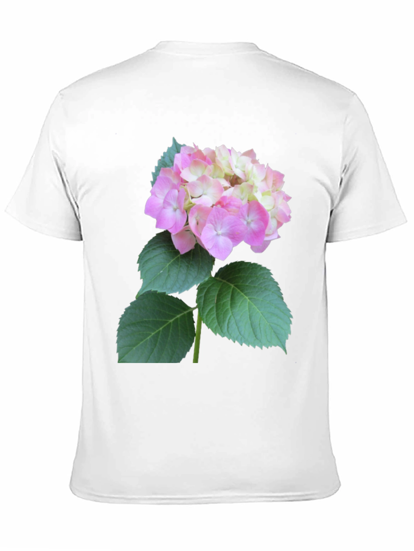 Floral Graphic Tee - Hydrangea Design