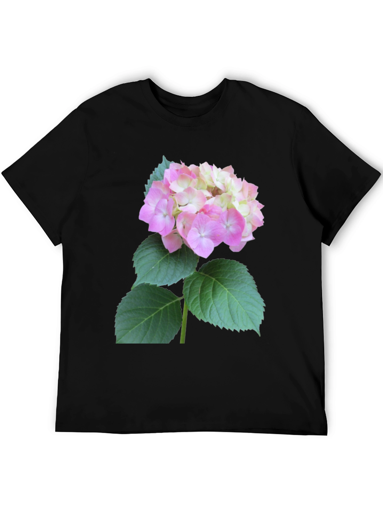 Floral Graphic Tee - Hydrangea Design