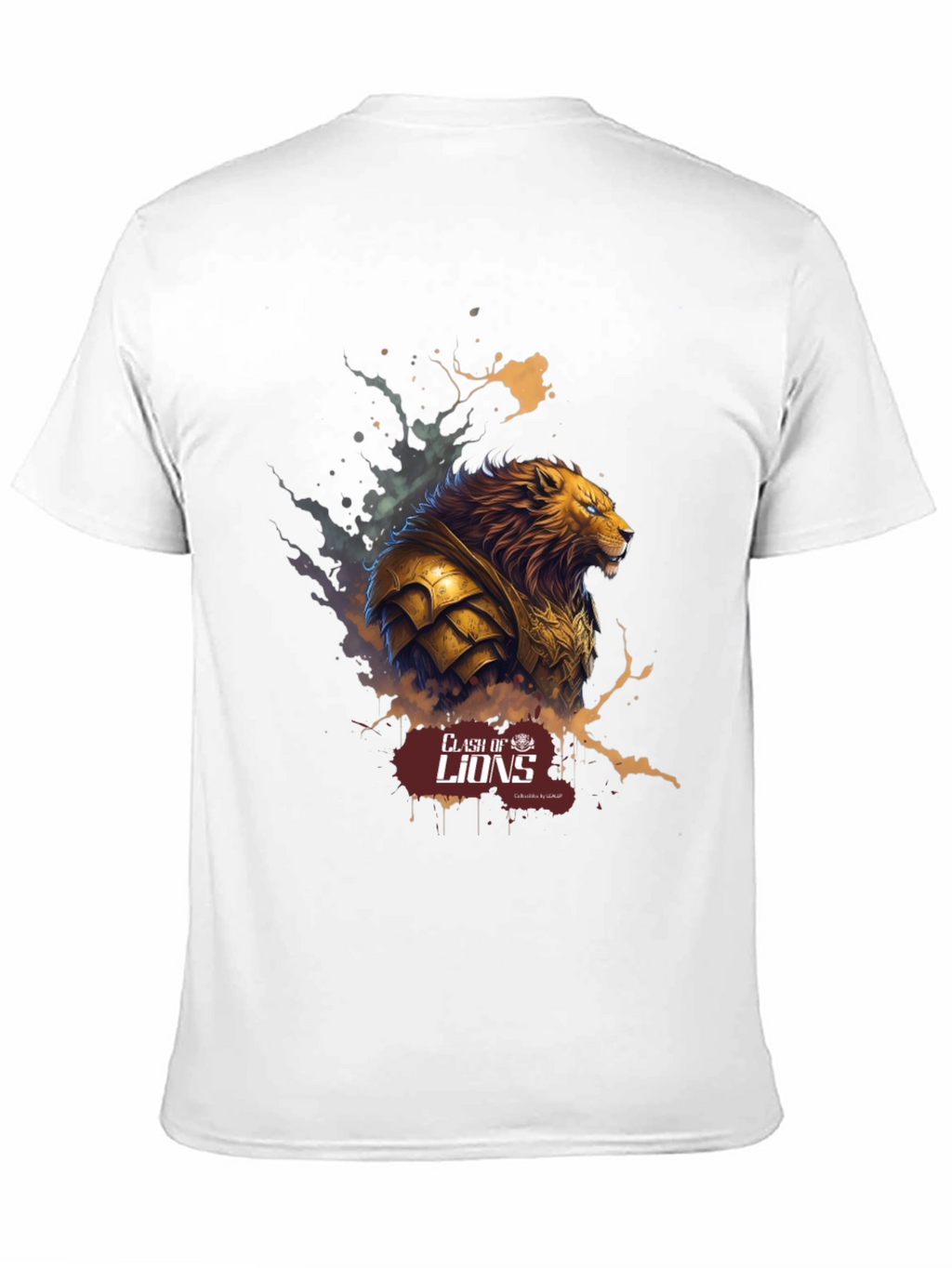 Clash of Lions Black Graphic Tee