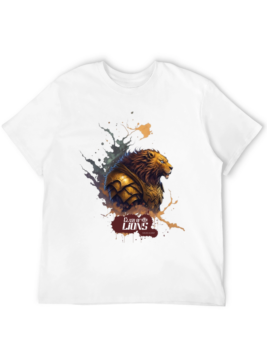 Clash of Lions Black Graphic Tee