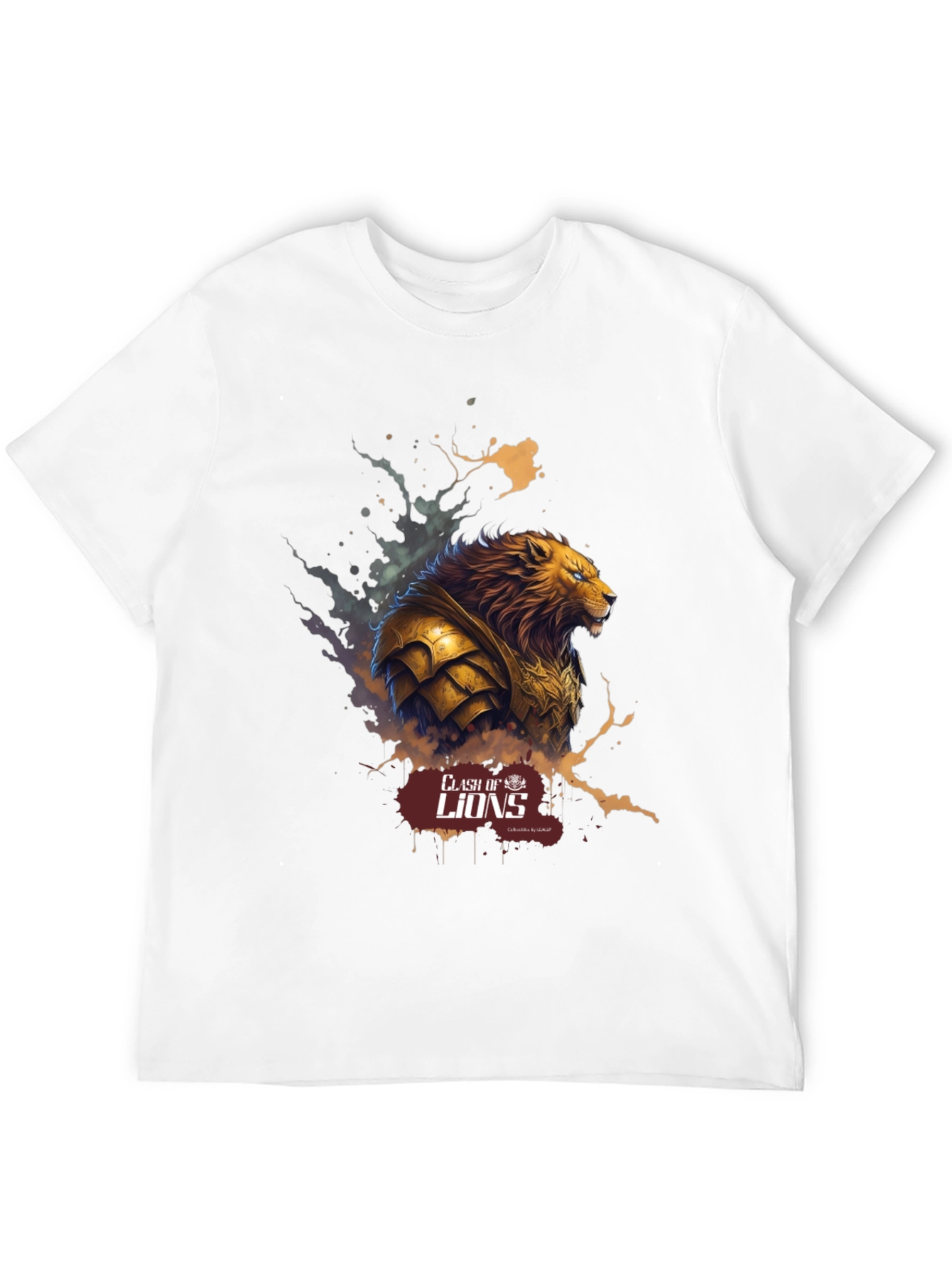 Clash of Lions Black Graphic Tee
