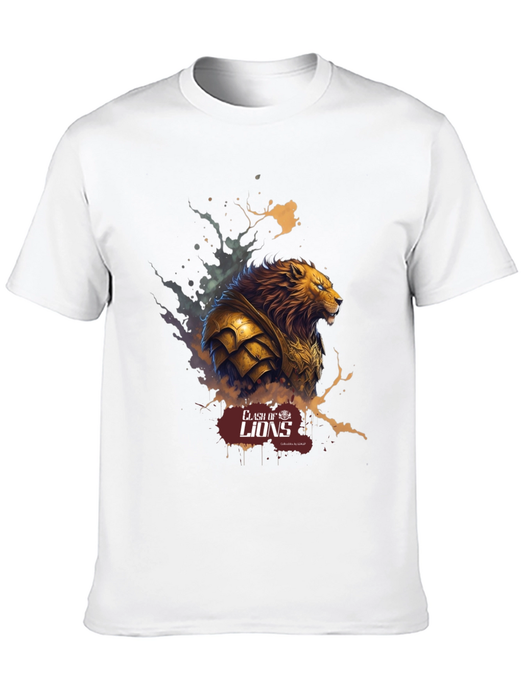 Clash of Lions Black Graphic Tee