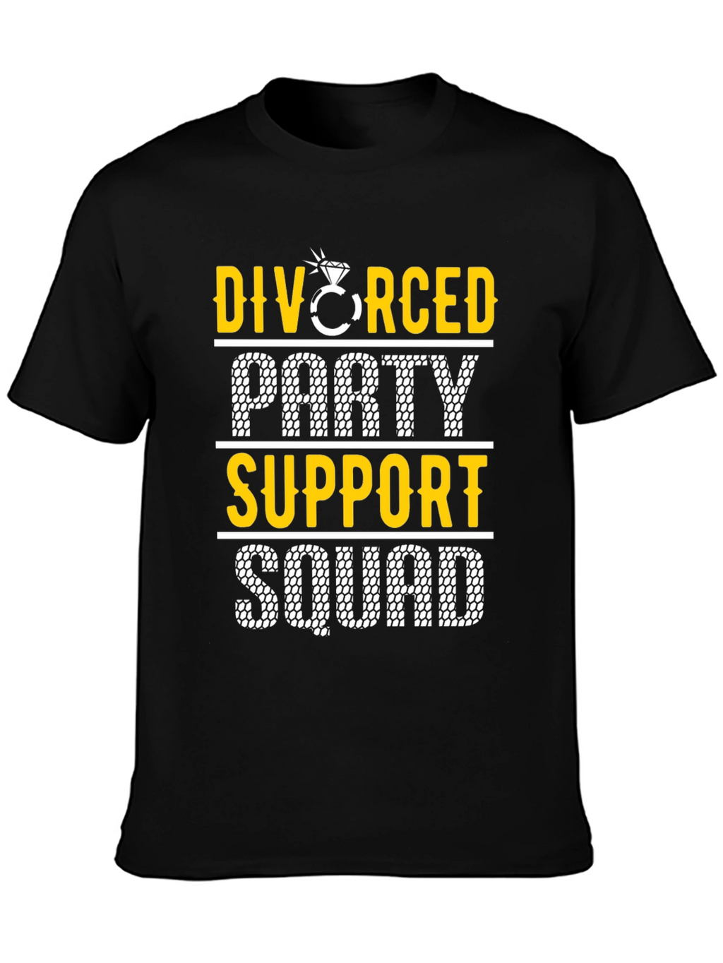 Divorced Party Support Squad Graphic Tee