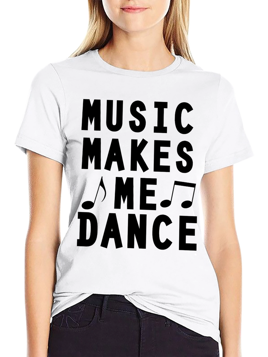 Music Makes Me Dance Graphic T-Shirt