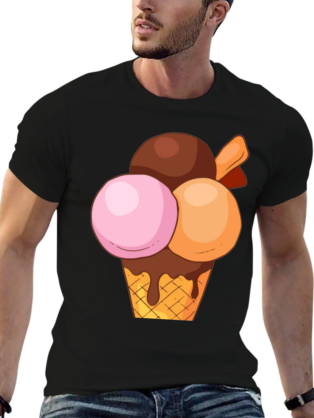 Ice Cream Graphic Tee - Sweet Treat Design