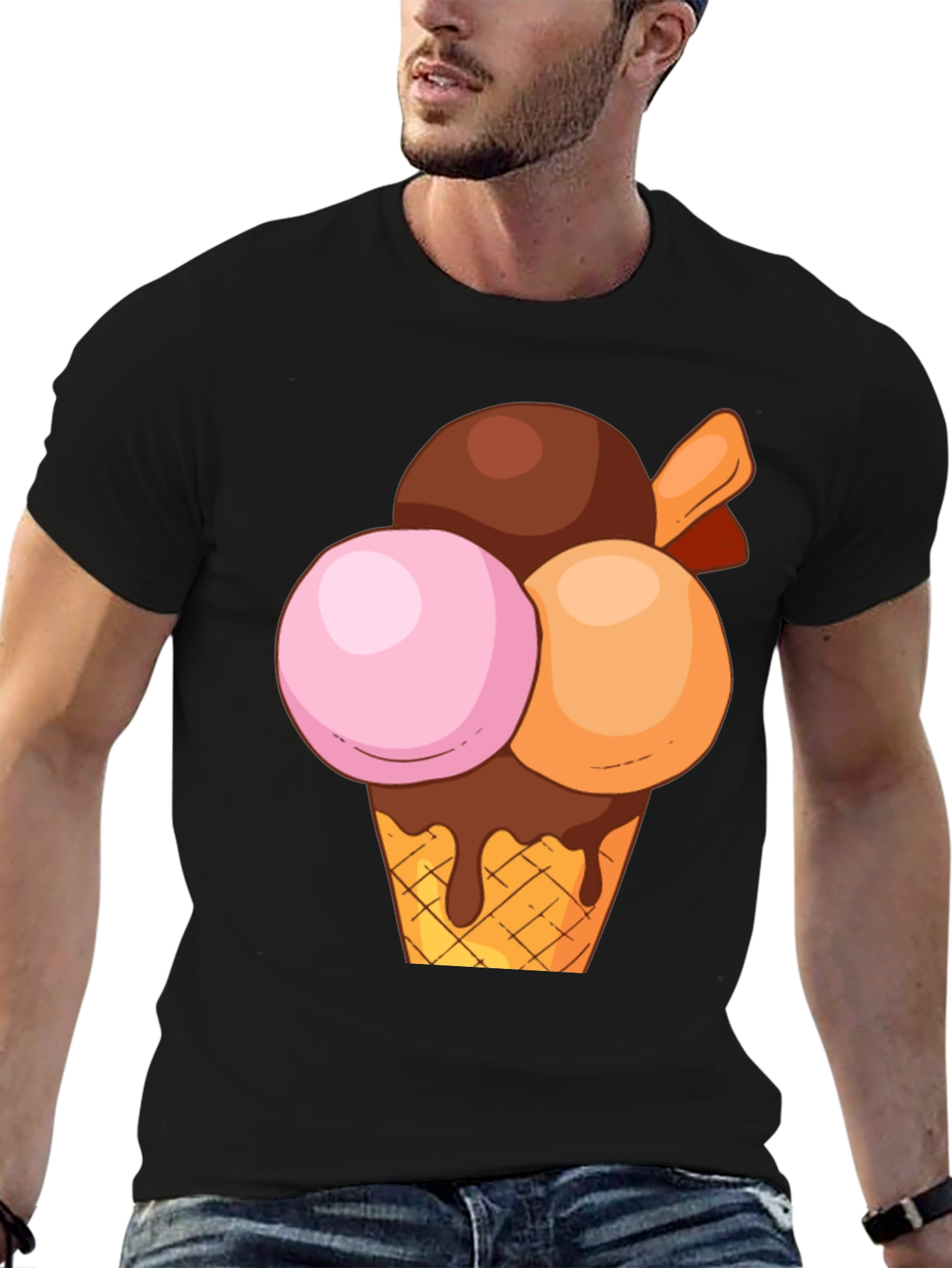 Ice Cream Graphic Tee - Sweet Treat Design