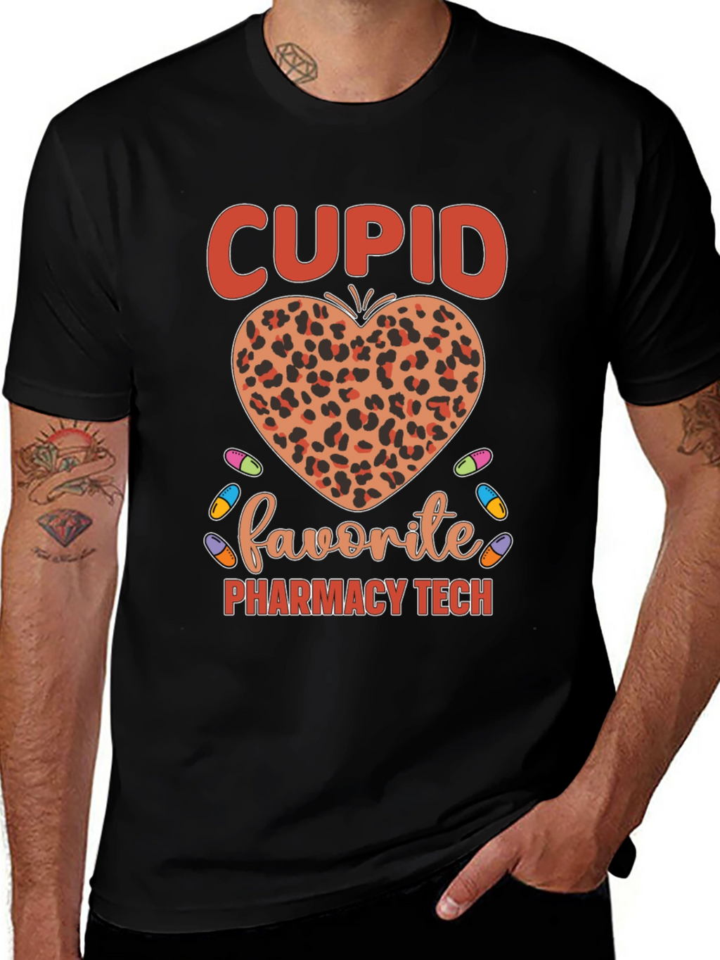 Cupids Favorite Pharmacy Tech T-Shirt