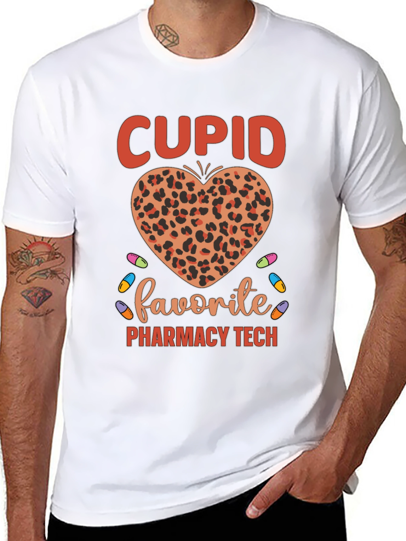 Cupids Favorite Pharmacy Tech T-Shirt