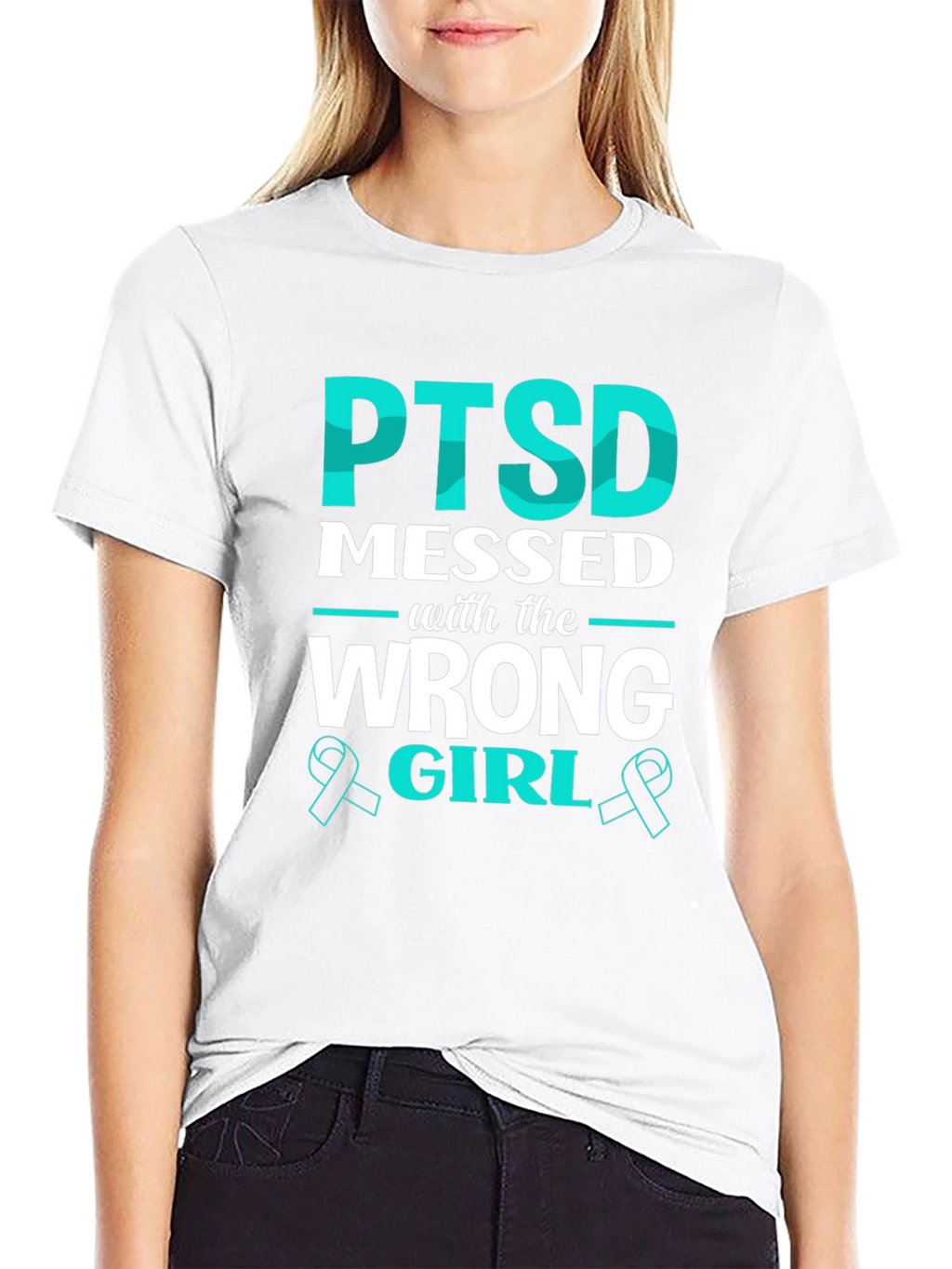 PTSD Messed with the Wrong Girl T-Shirt