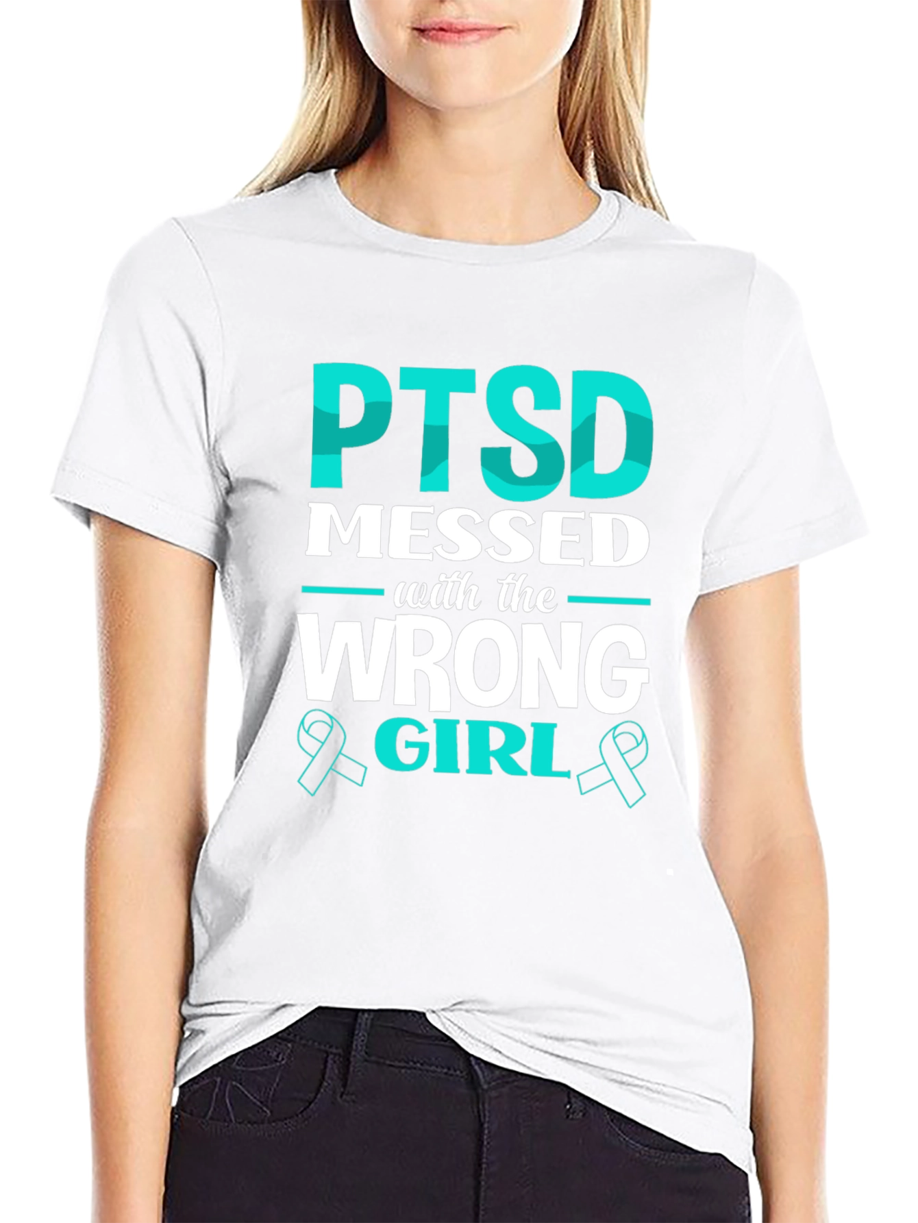PTSD Messed with the Wrong Girl T-Shirt