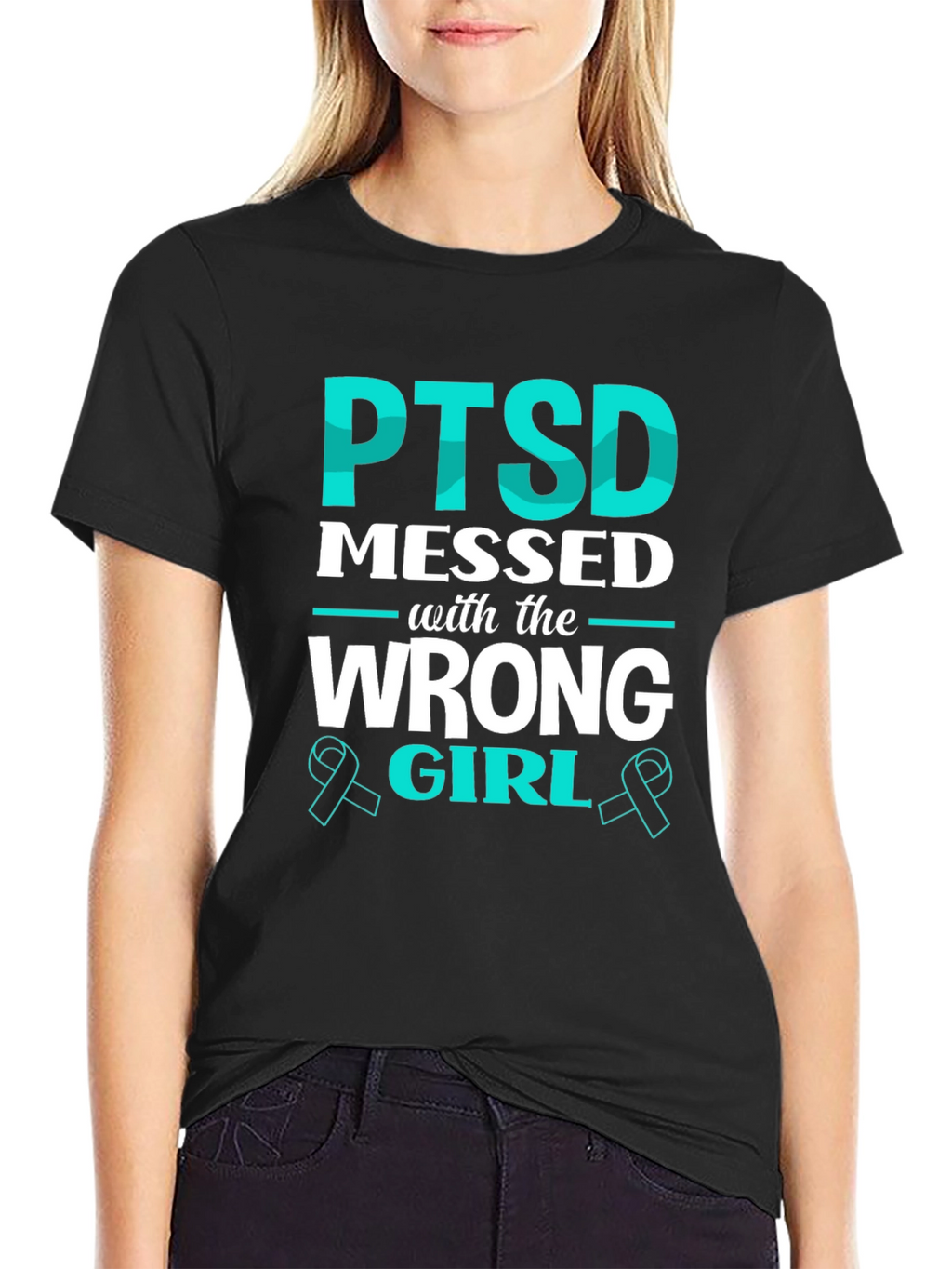 PTSD Messed with the Wrong Girl T-Shirt