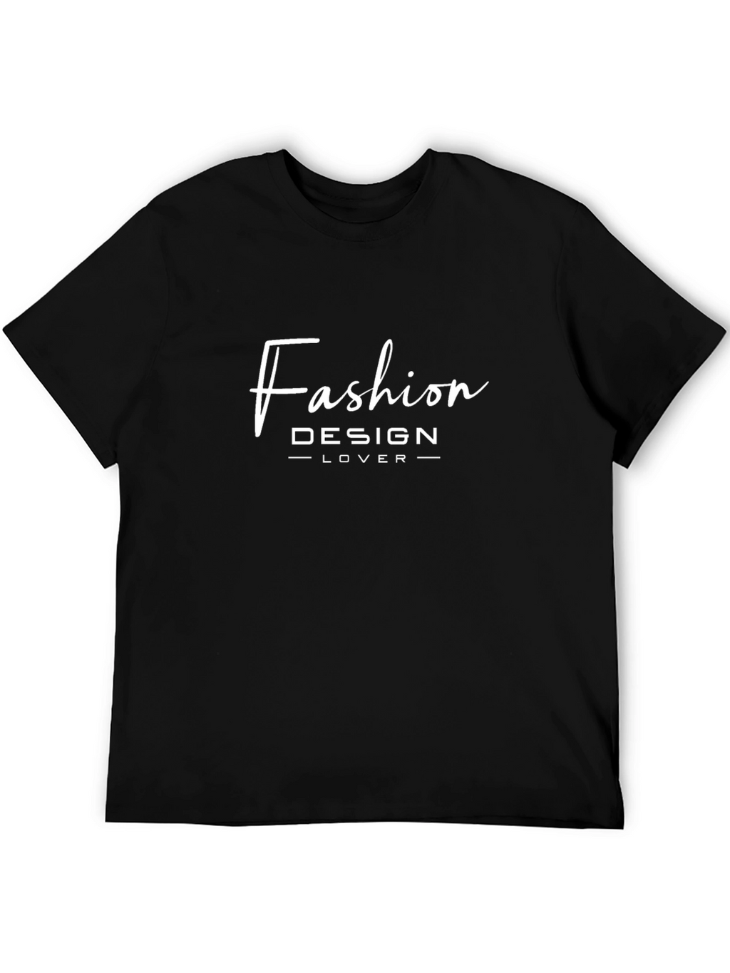 Fashion Design Lover Black T-Shirt
