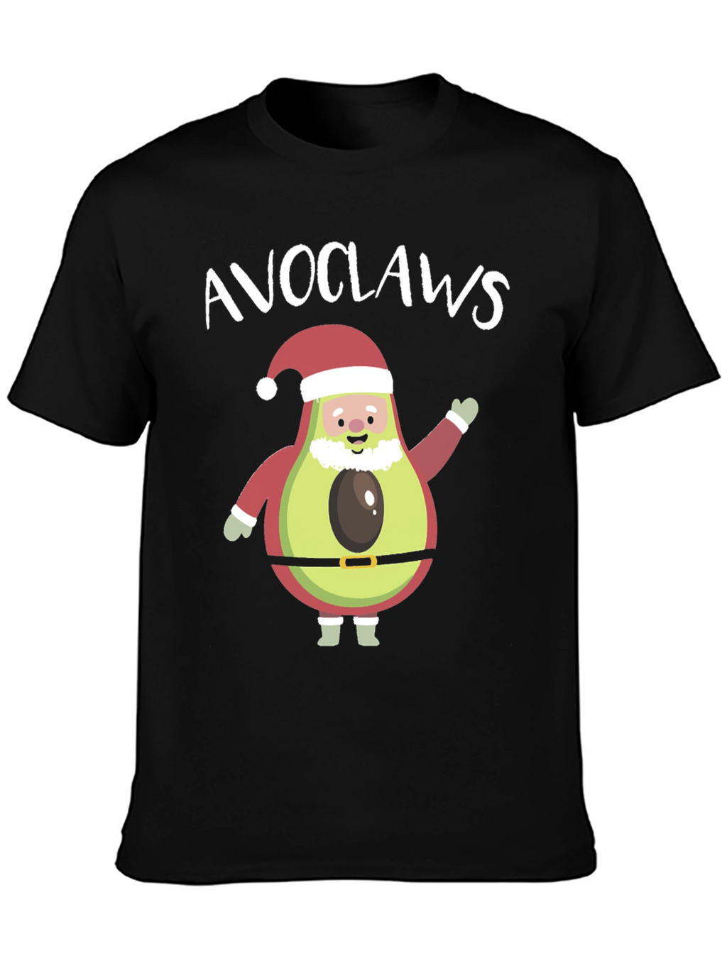 Avoclauss Santa Avocado Christmas Holiday Tee