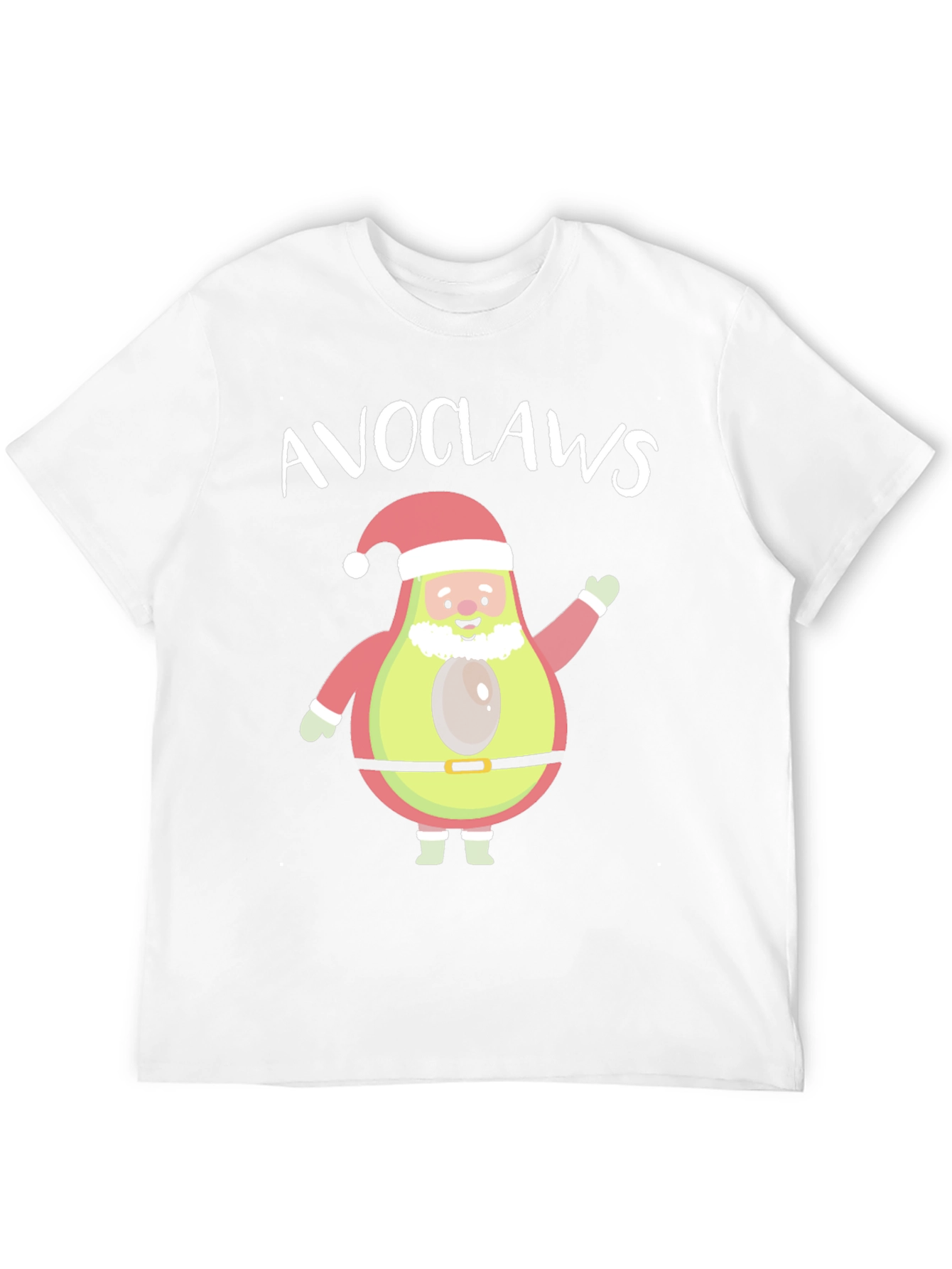 Avoclauss Santa Avocado Christmas Holiday Tee