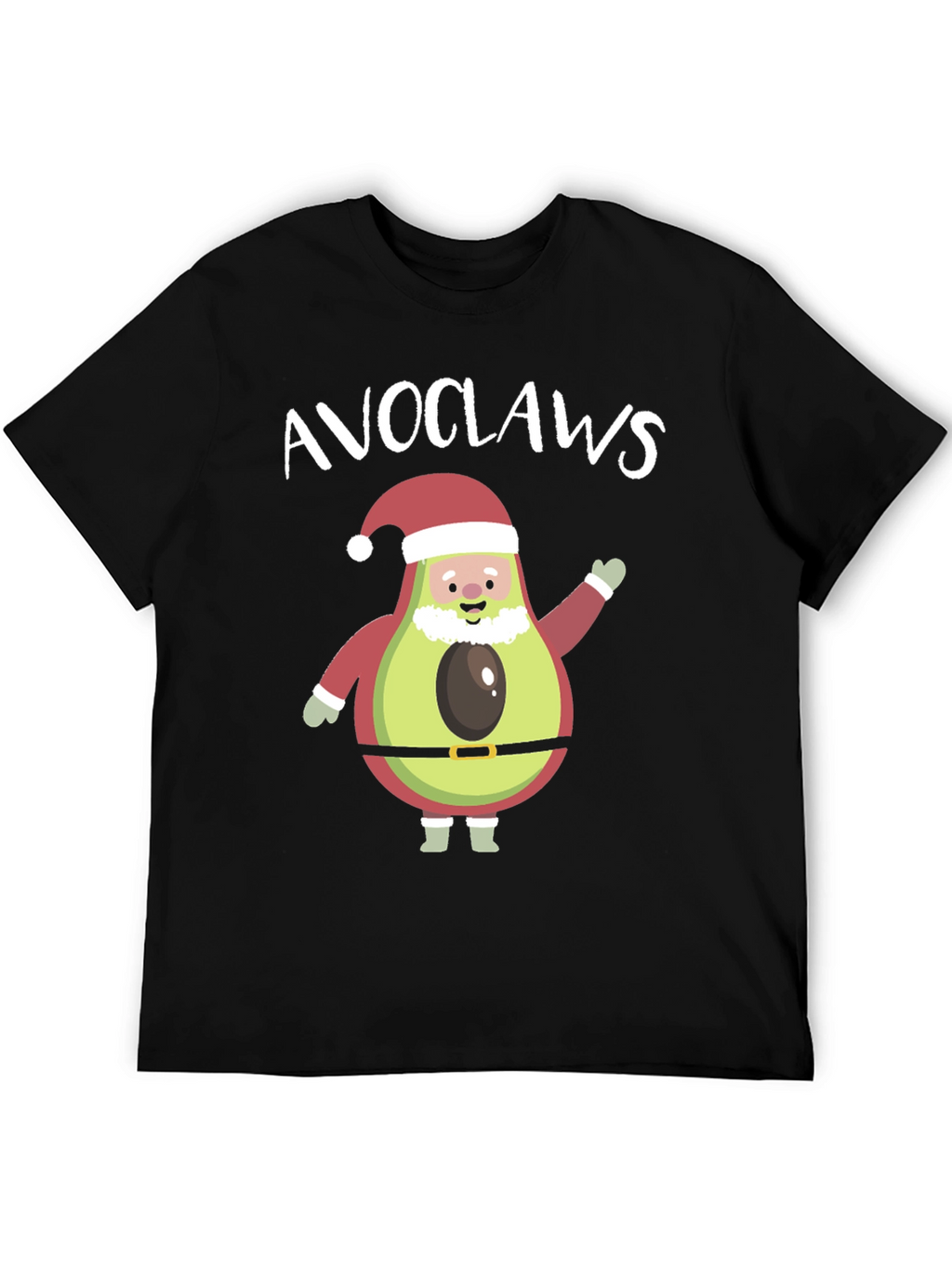 Avoclauss Santa Avocado Christmas Holiday Tee