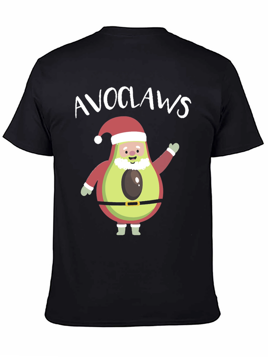 Avoclauss Santa Avocado Christmas Holiday Tee