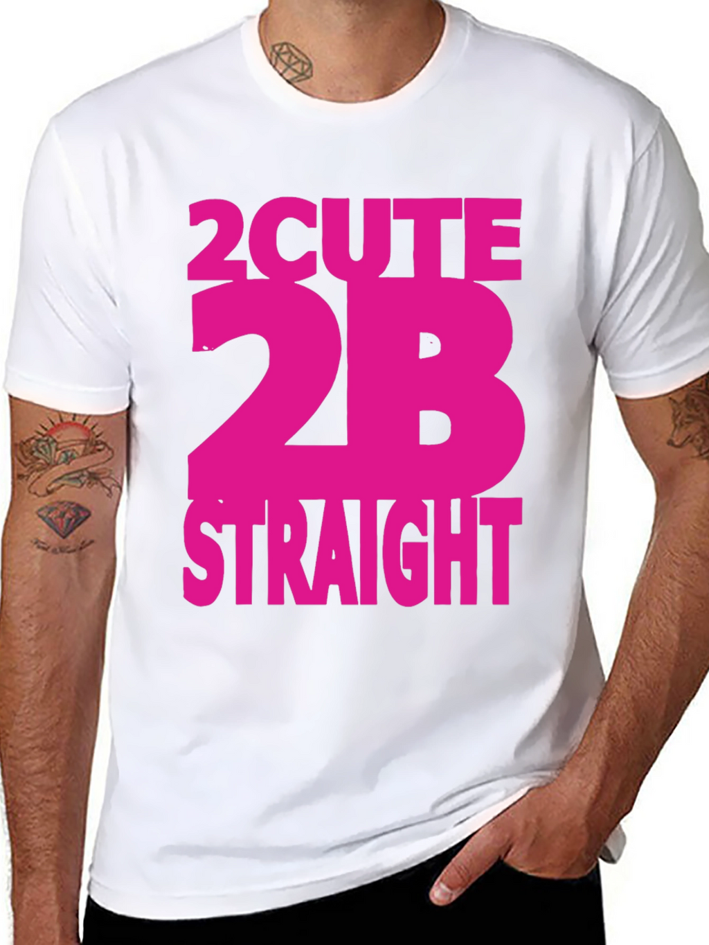 2Cute2B Straight Graphic T-Shirt