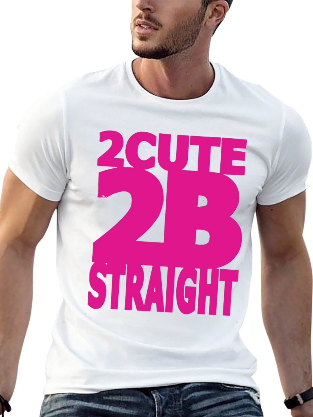 2Cute2B Straight Graphic T-Shirt