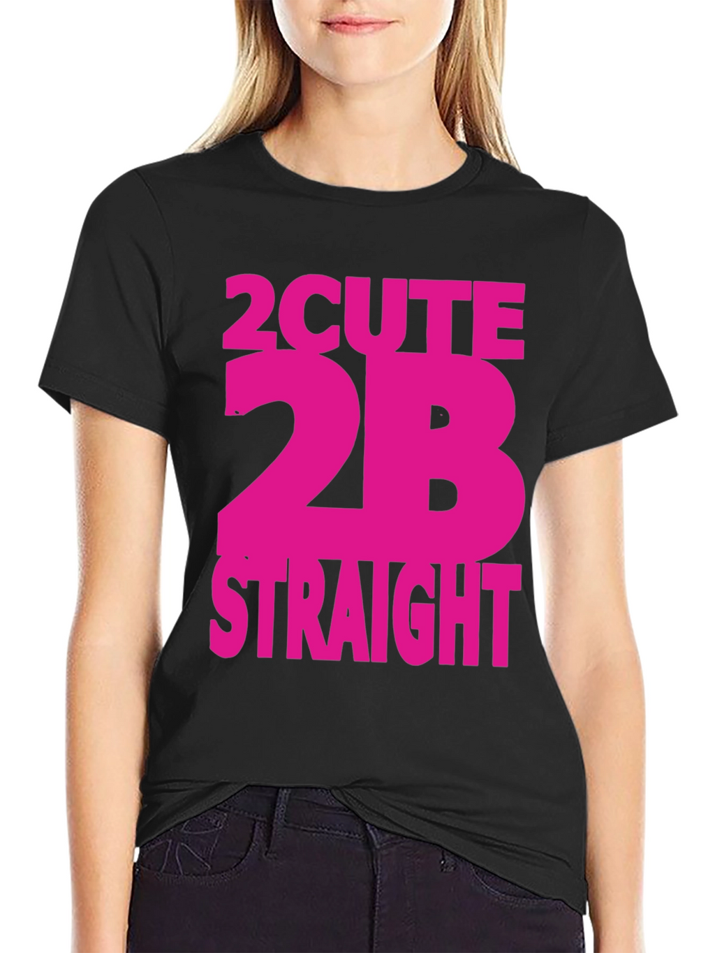 2Cute2B Straight Graphic T-Shirt