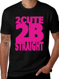 2Cute2B Straight Graphic T-Shirt