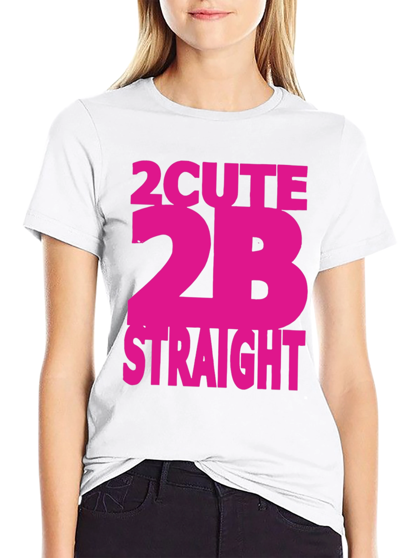 2Cute2B Straight Graphic T-Shirt