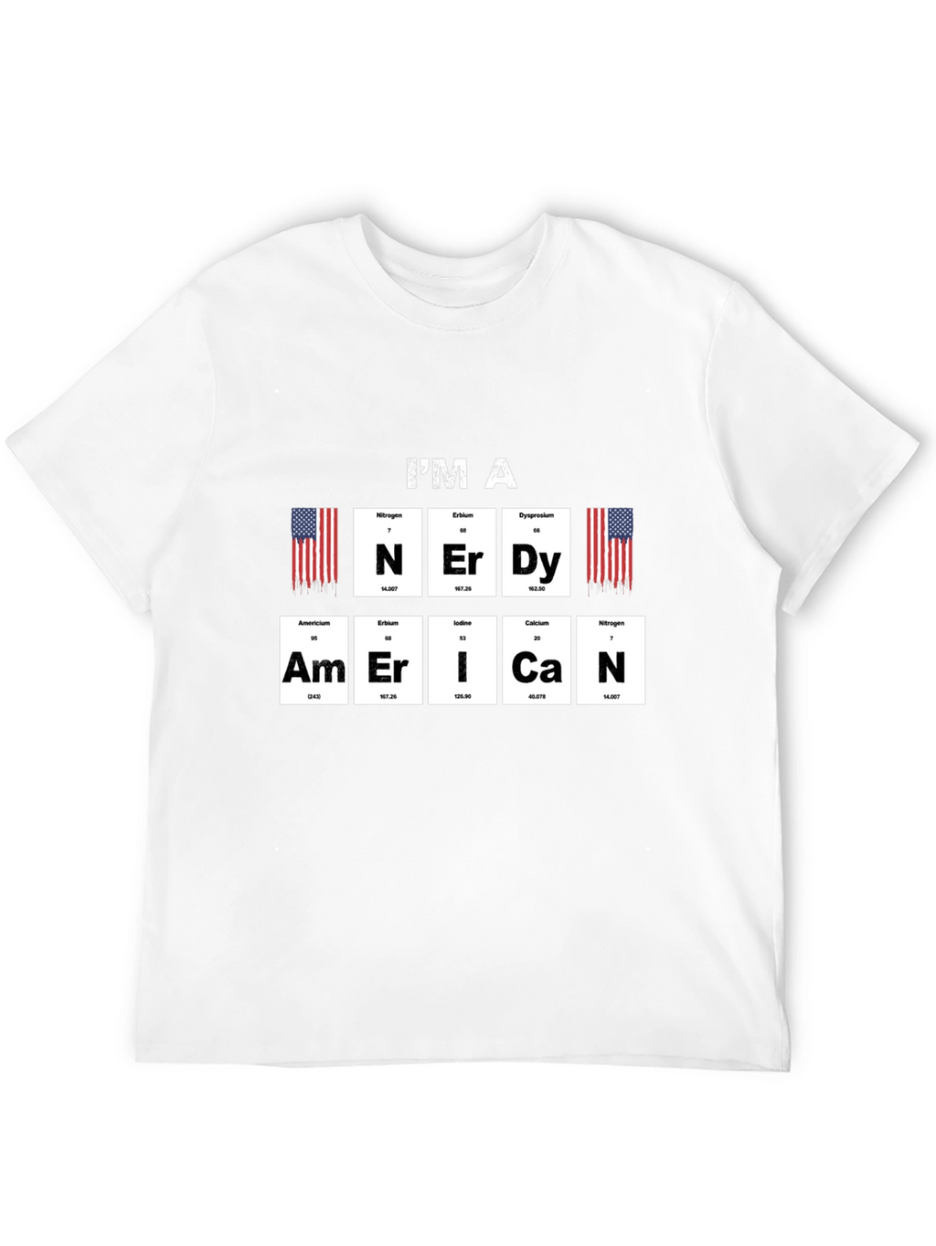 Im A Nerdy American T-Shirt