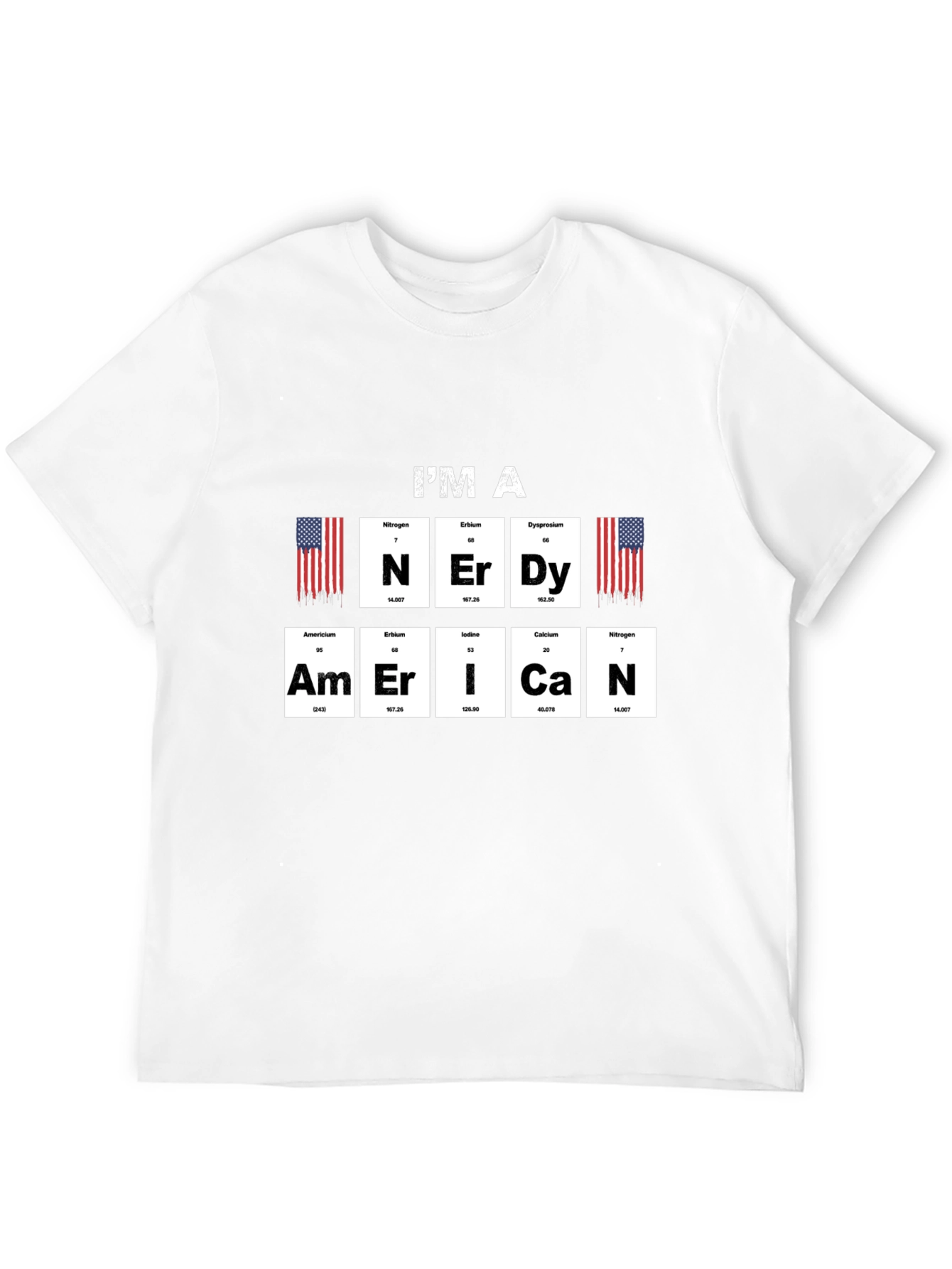 Im A Nerdy American T-Shirt