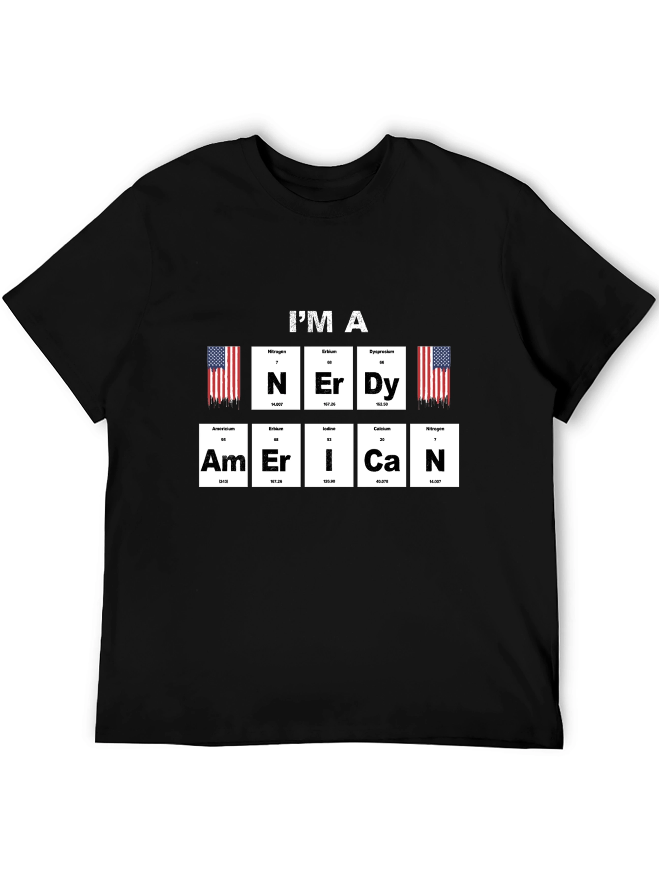 Im A Nerdy American T-Shirt