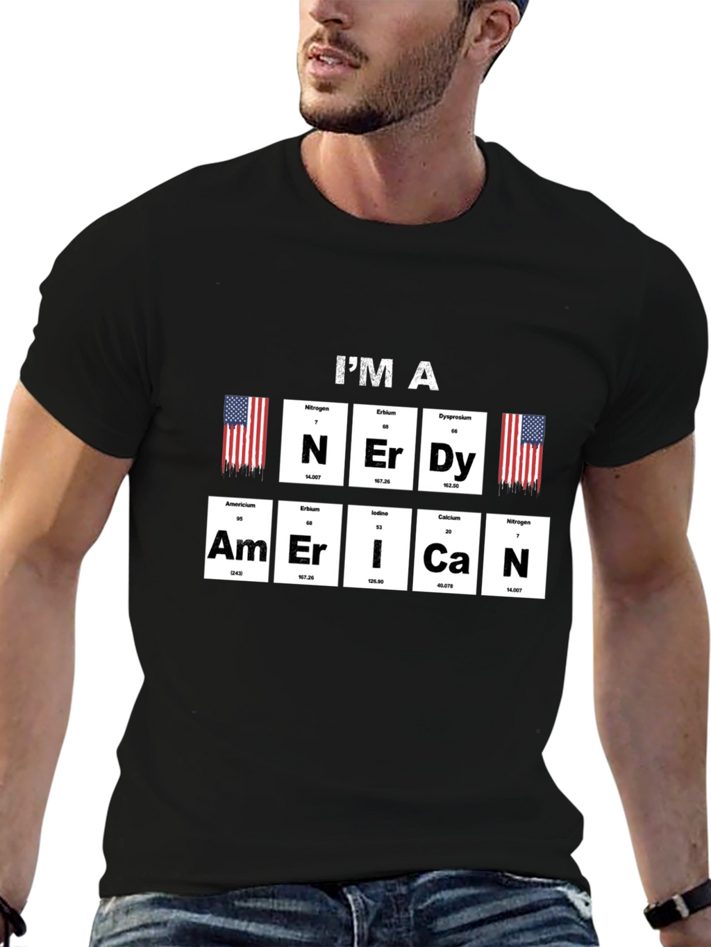 Im A Nerdy American T-Shirt