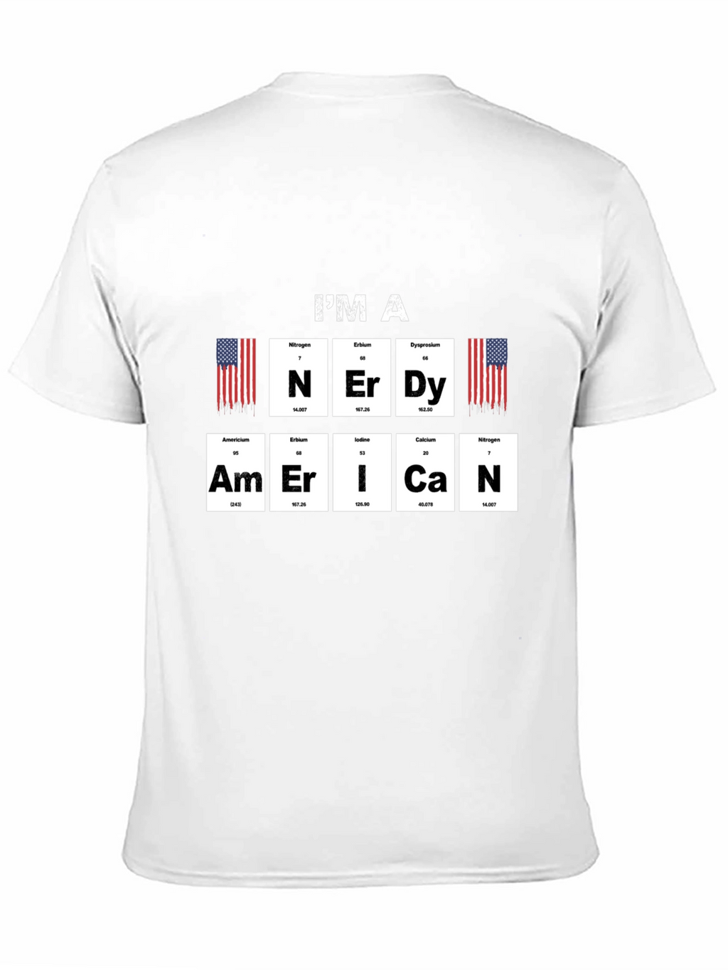 Im A Nerdy American T-Shirt