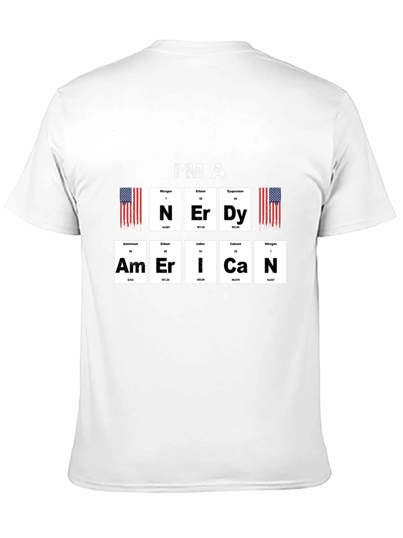 Im A Nerdy American T-Shirt