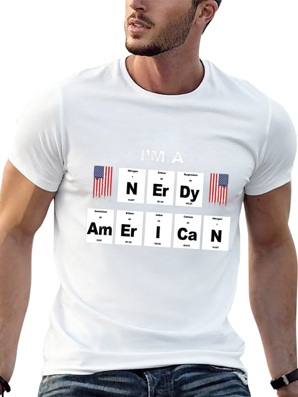 Im A Nerdy American T-Shirt