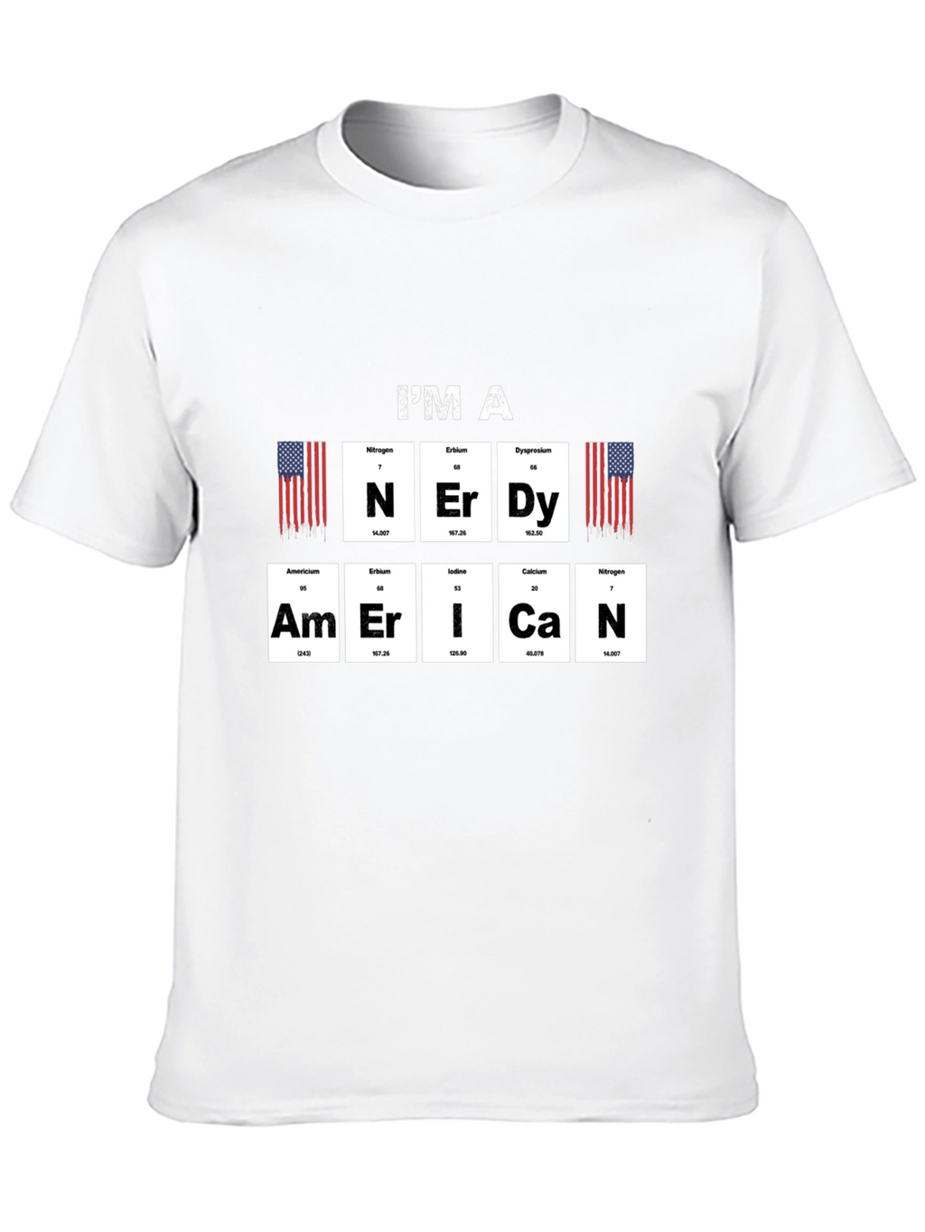 Im A Nerdy American T-Shirt