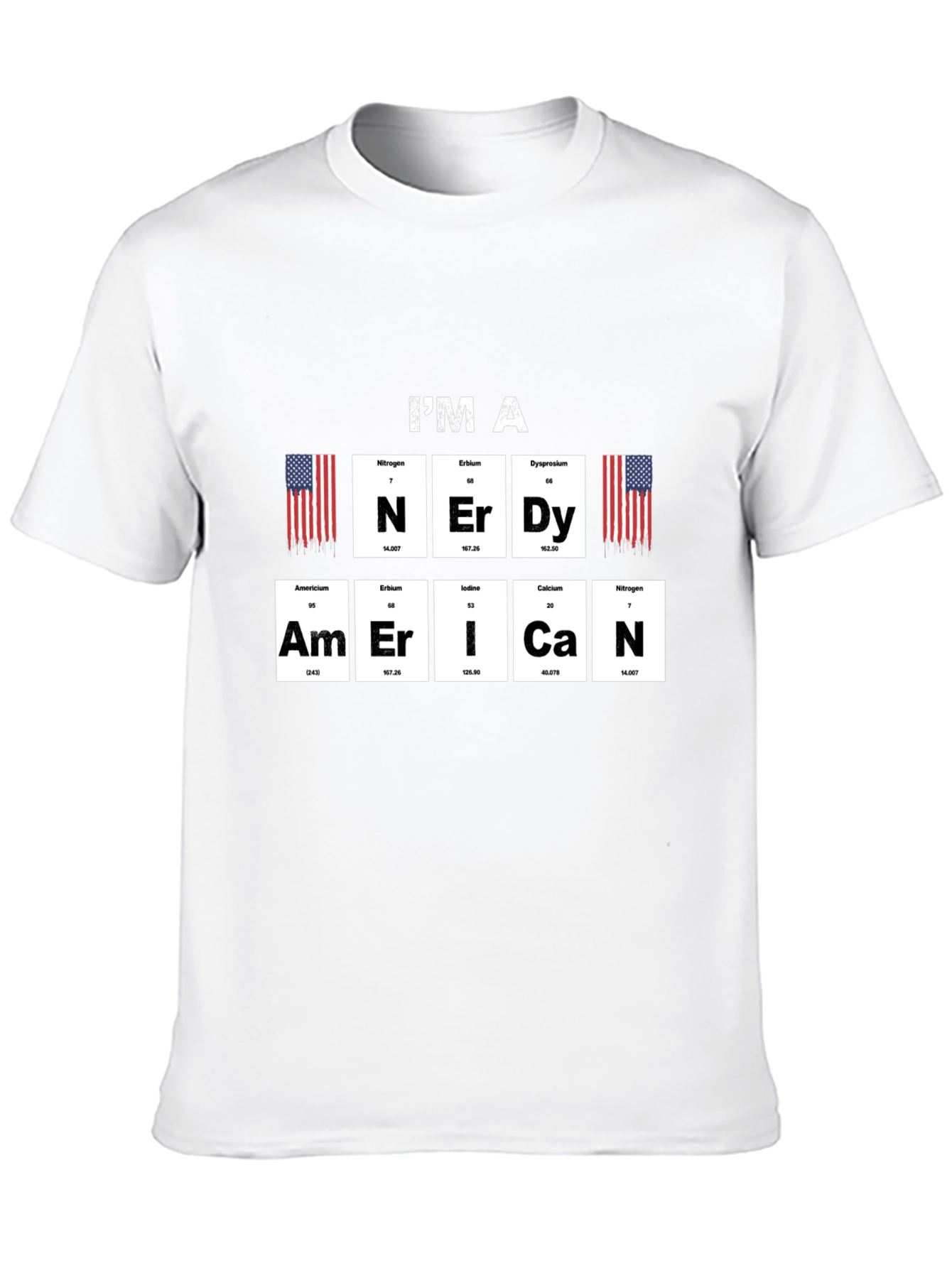 Im A Nerdy American T-Shirt