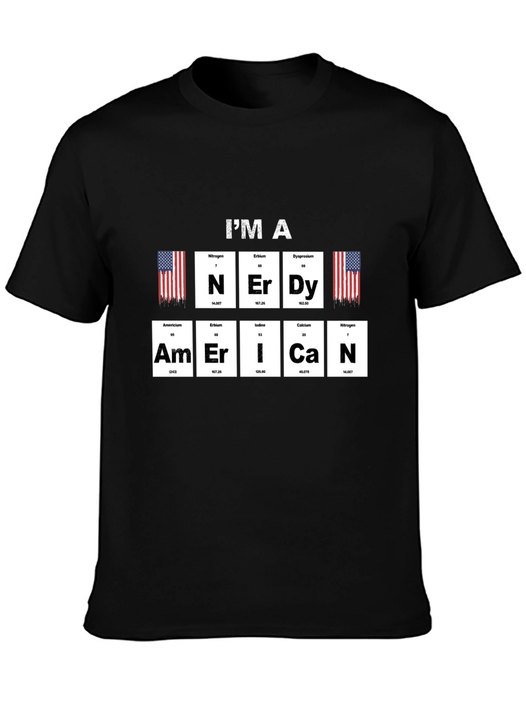 Im A Nerdy American T-Shirt