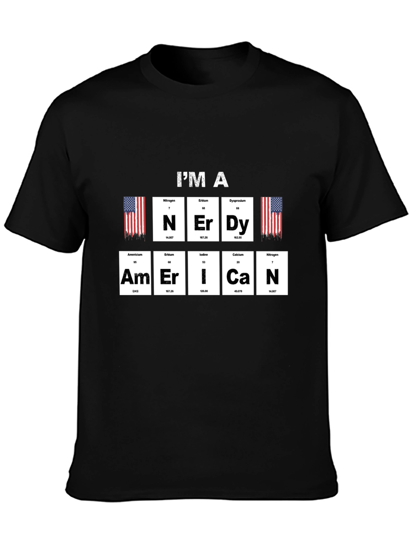 Im A Nerdy American T-Shirt