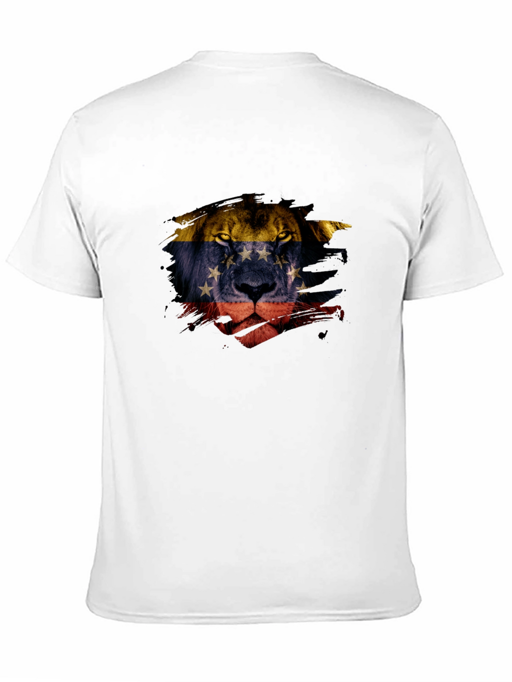 Venezuela Lion Flag Graphic Tee - Black