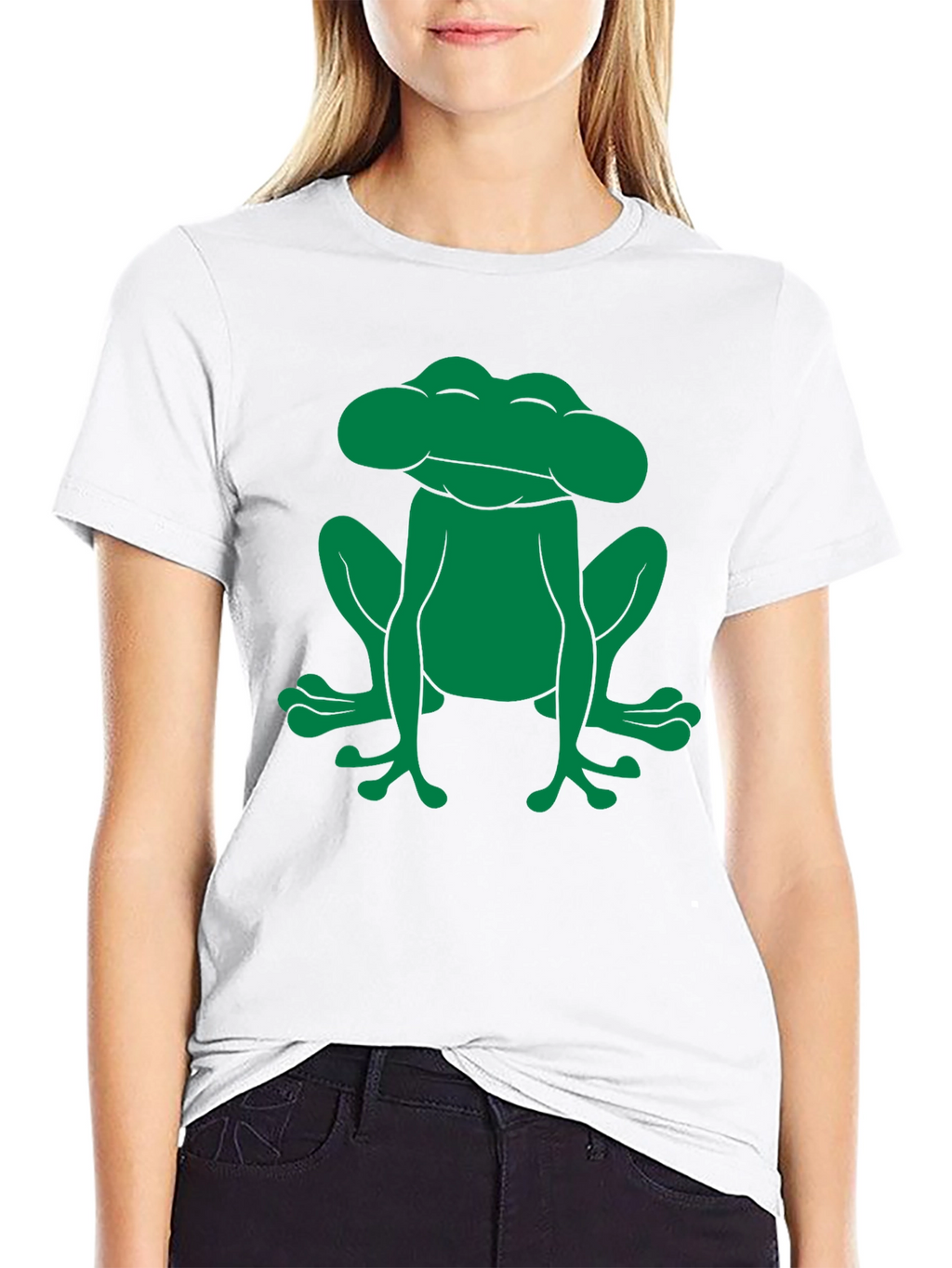 Frog Graphic Tee - Black Cotton Comfort