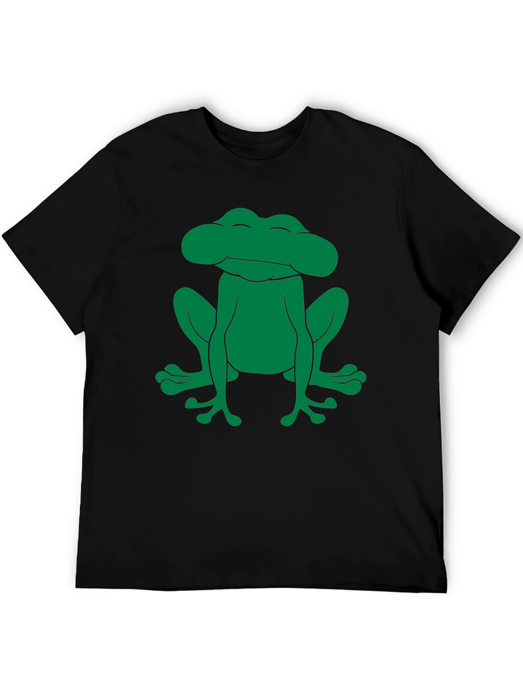 Frog Graphic Tee - Black Cotton Comfort
