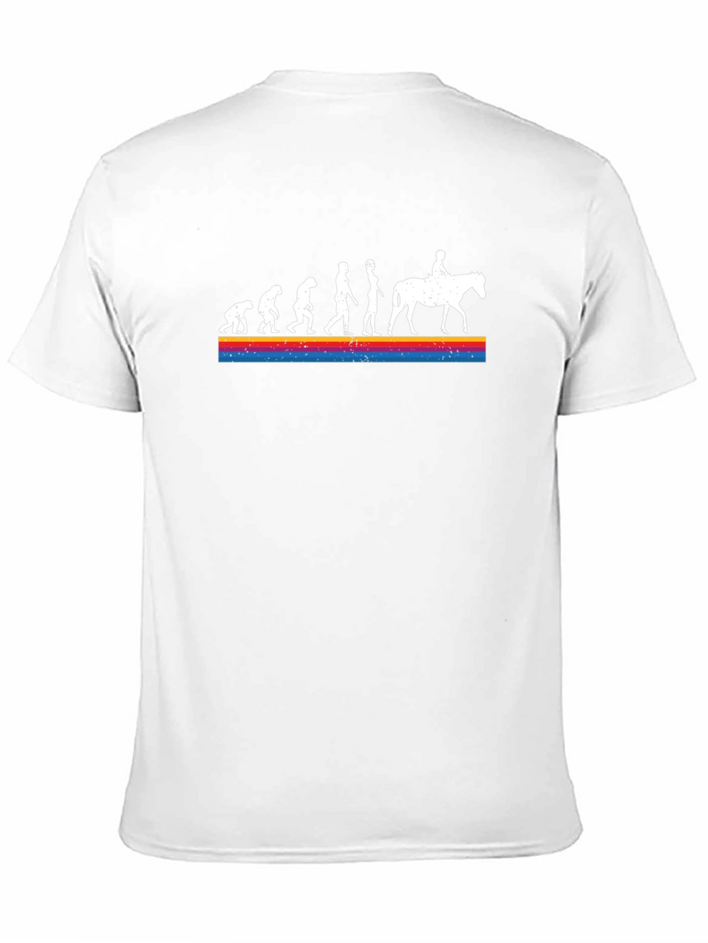 Evolution to Horseback Rider Graphic T-Shirt