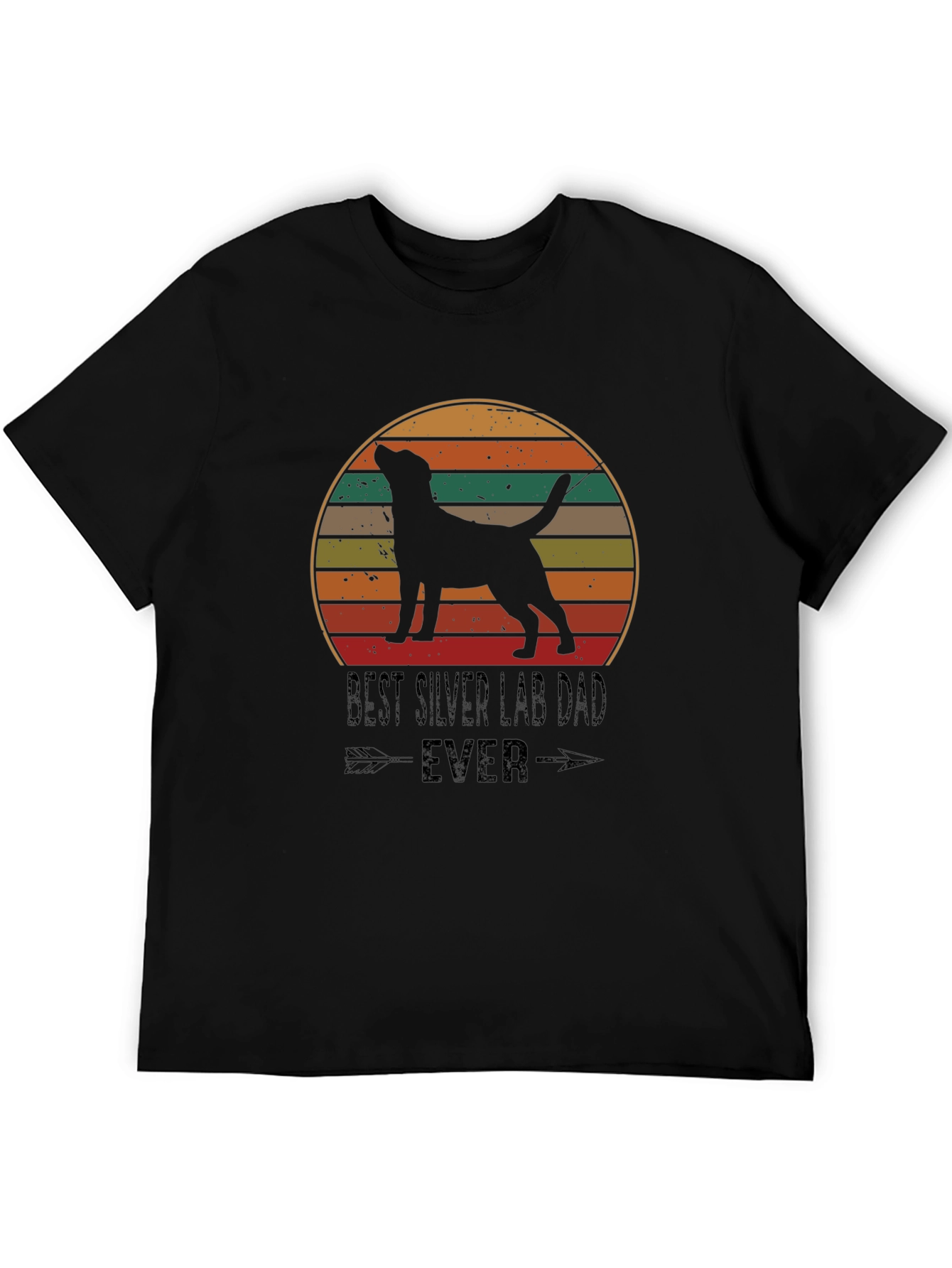 Best Silver Lab Dad Ever T-Shirt