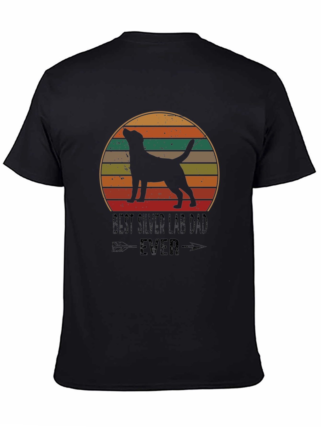 Best Silver Lab Dad Ever T-Shirt