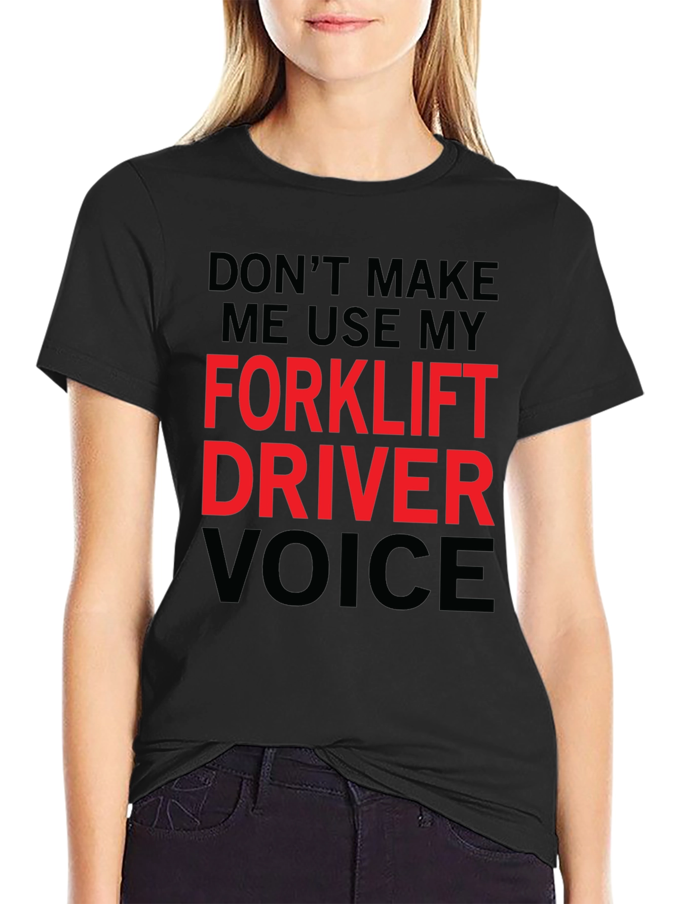 Forklift Driver Voice Graphic Tee