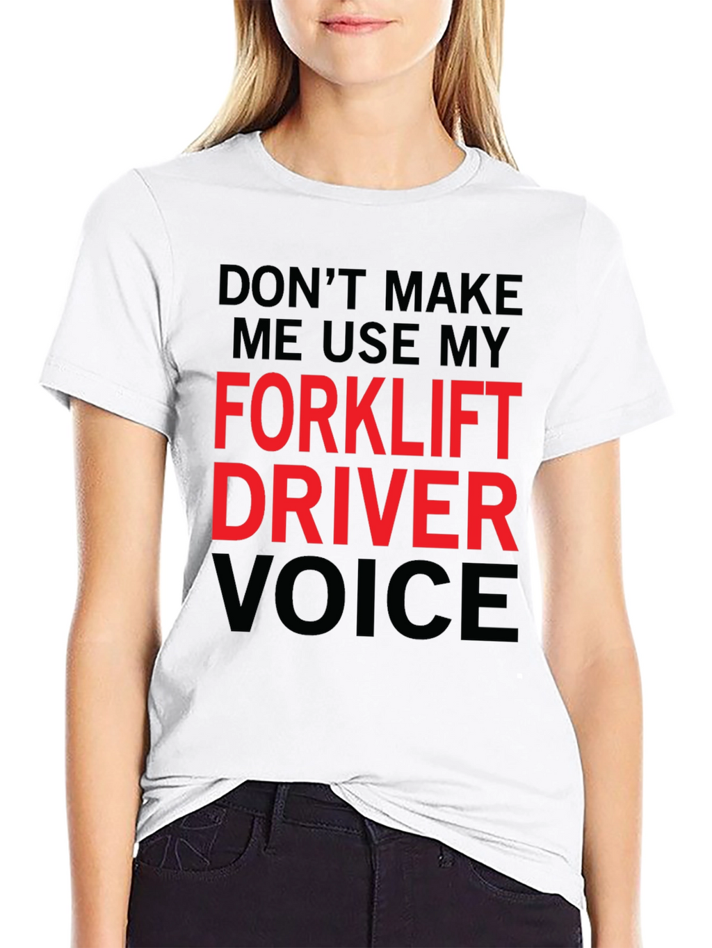 Forklift Driver Voice Graphic Tee