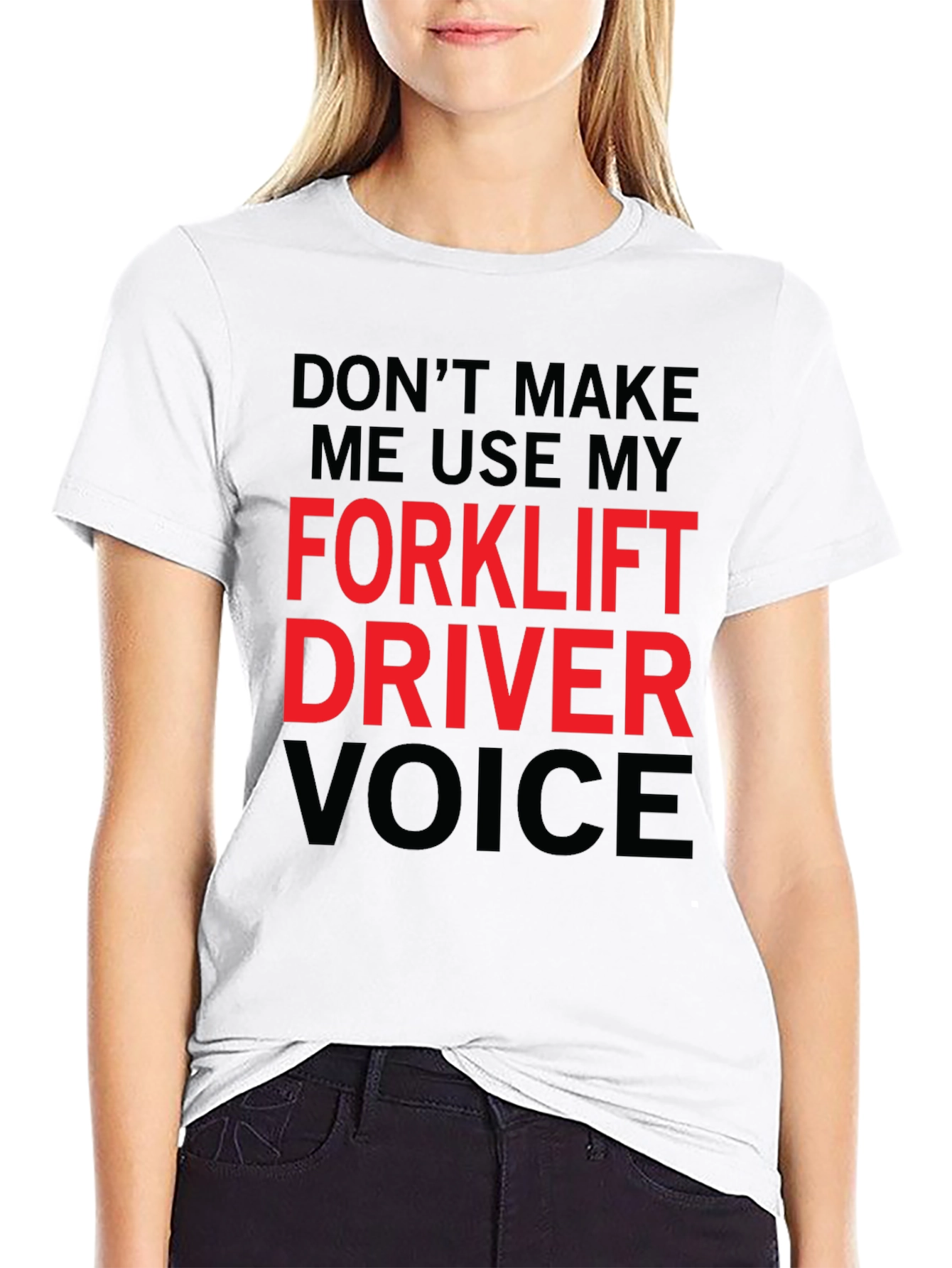 Forklift Driver Voice Graphic Tee