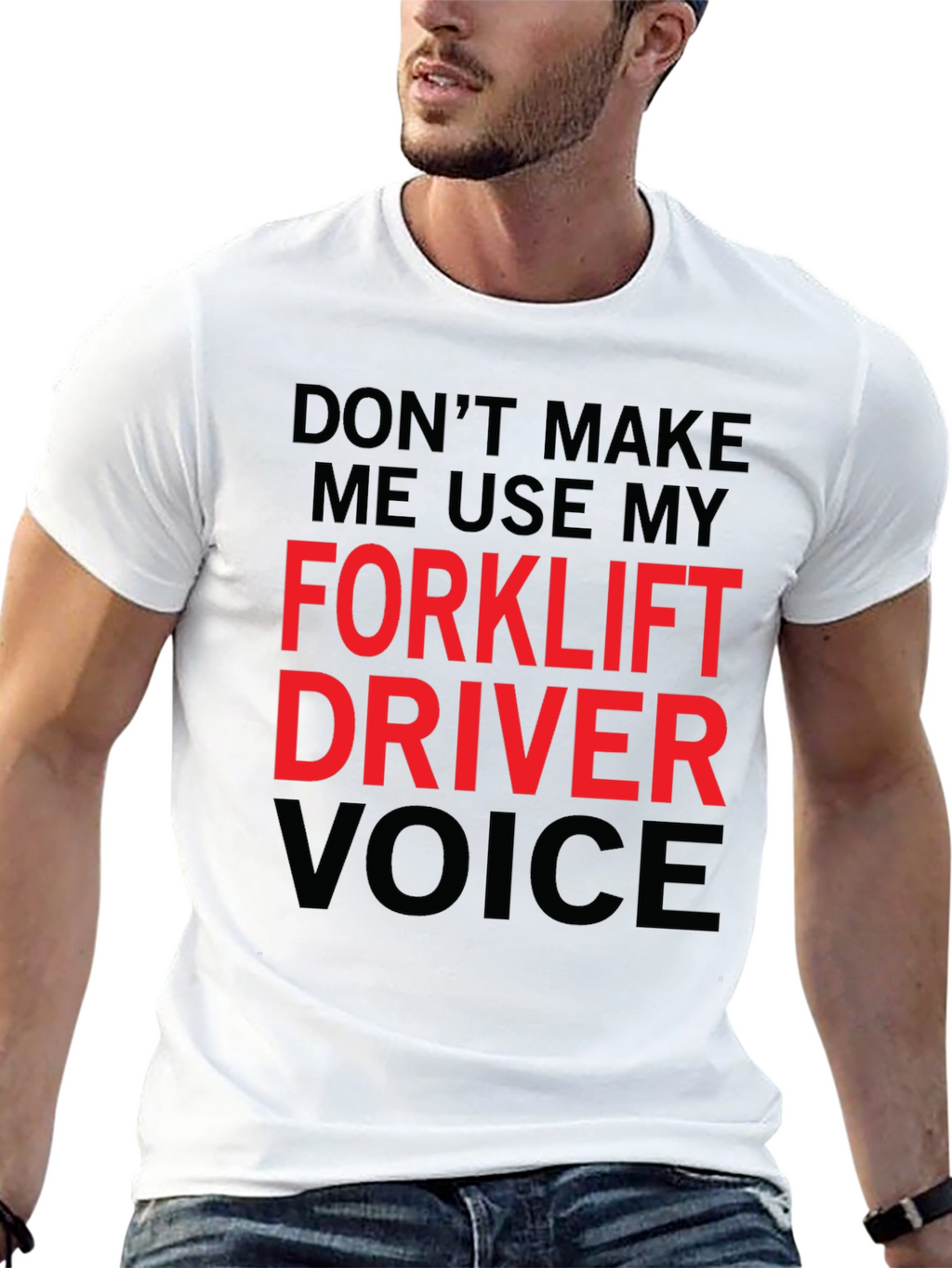 Forklift Driver Voice Graphic Tee